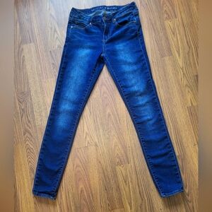 Articles Of Society Womens Dark Wash Denim Jeans 25" Waist Stretch Low Rise